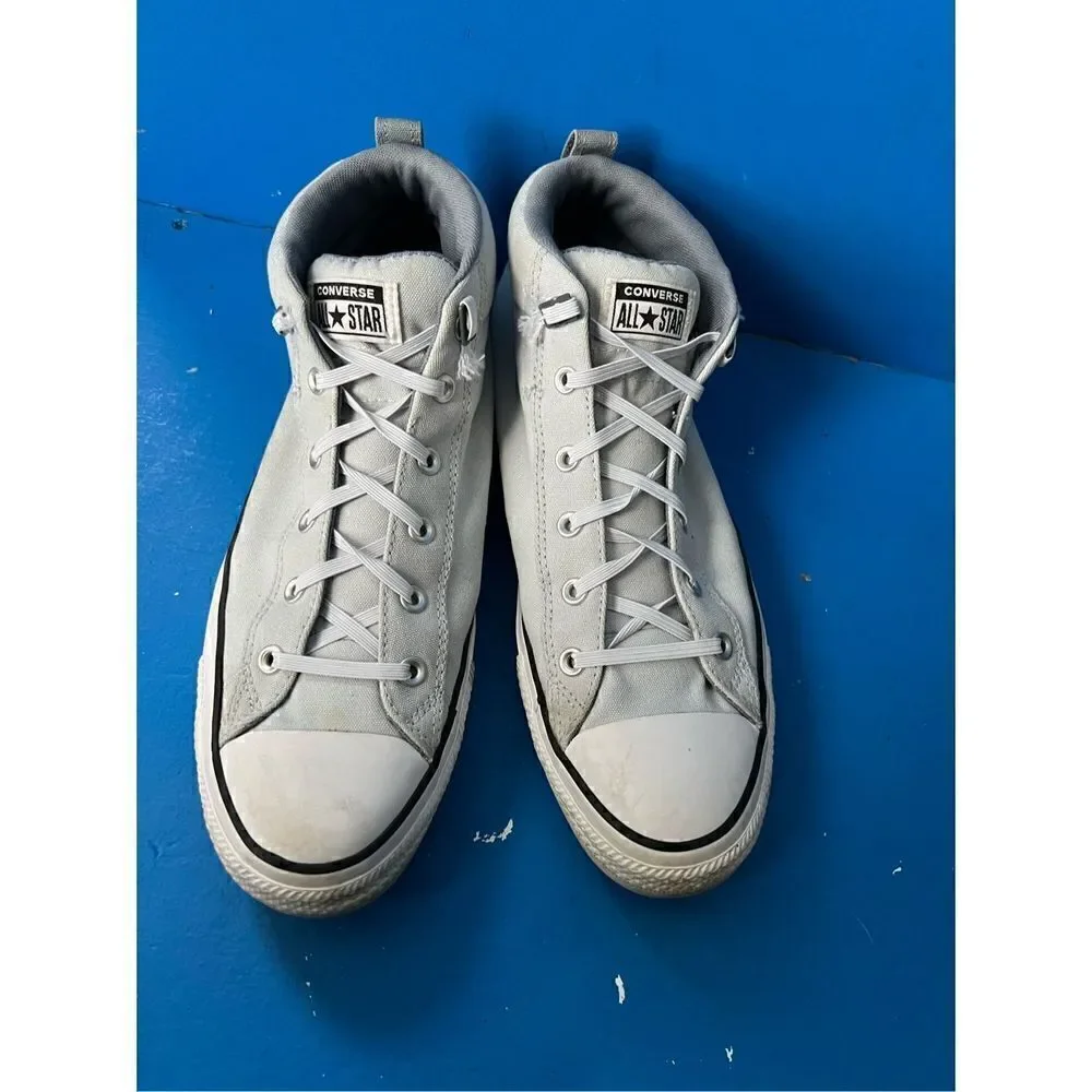 Converse Ctas Malden Street Mid Sneakers Women's Shoes Canvas Lunar Gray A03453F - Picture 5 of 8